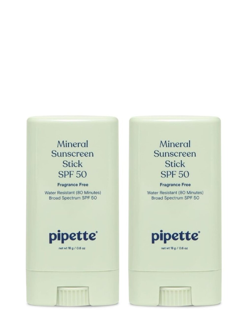 Pipette Baby Mineral Sunscreen Sticks SPF 50 2 pk